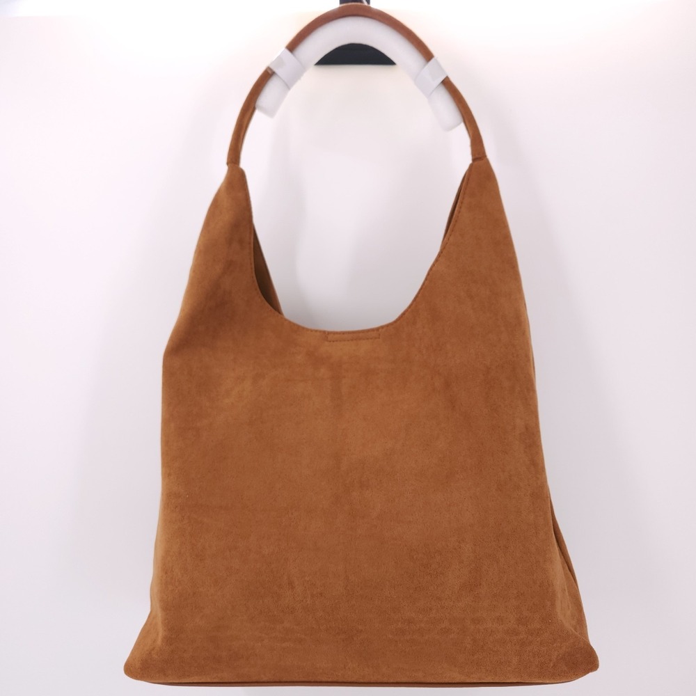 Like Dreams Cielo Oversized Hobo Tote Bag Brown Shoulder‎ Magnetic Snap